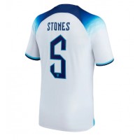 England John Stones #5 Fußballbekleidung Heimtrikot WM 2022 Kurzarm